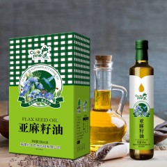 北大荒·典选亚麻籽油礼盒（胡麻油） 2000ml