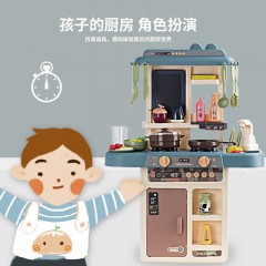 婴侍卫 三合一家庭小厨房 过家家玩具888-25 绿/桔 颜色随机发