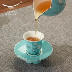 永丰源 夫人瓷-手绘蓝17头茶具