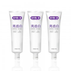 舒客亮齿白牙膏（竹炭+天然珍珠）210克*3  6928471320035