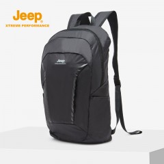 Jeep 户外防水折叠双肩包 J013078296卡其色