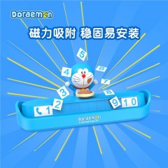 洛克ROCK 哆啦A梦 停车号码牌 蓝白 可隐藏号码/更换号码