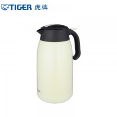 虎牌TIGER不锈钢便携式热水瓶 PWM-A20C  珍珠白/葡萄紫/不锈钢色可选 下单备注颜色