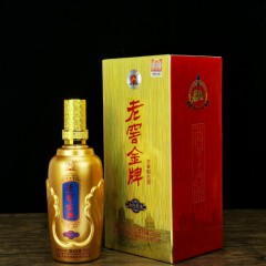 泸州老窖 金牌金色至美 52度浓香型白酒 500ml*6瓶