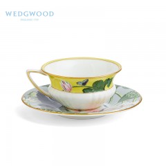 WEDGWOOD 玮致活 漫游美境睡莲绮梦杯碟套组1057268  701587442206