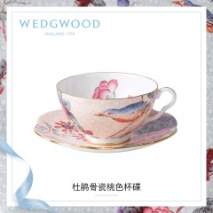 WEDGWOOD玮致活 杜鹃桃色杯碟组5C106805130  091574165585