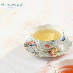 WEDGWOOD玮致活 杜鹃绿色杯碟组5C106805128  091574165561