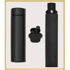 礼之韵 杯伞耳机3件套DOUY-617常规款（304保温杯+蓝牙耳机+自动黑胶雨伞+礼盒）可定制 不含税运 10套/箱
