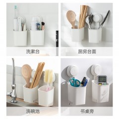 太力 多功能吸盘抗菌收纳盒AW615