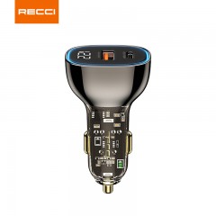 锐思（Recci）征途车载充电器RCC-N21透明黑