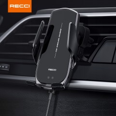 锐思（Recci）天使之翼车载无线充支架RHO-C27黑色 6955482518601