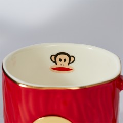 Paul Frank 马克杯350mL  PFC520-350 红色/米黄色 下单备注颜色