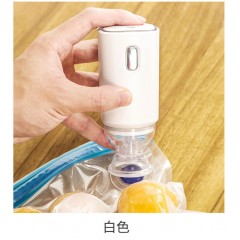 食品真空袋专用电动抽气泵 手持式家用真空机 ZKD可过滤 白色 /黑色可选下单备注颜色