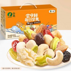 中粮山萃尝9鲜每日坚果750g（30袋*25g）