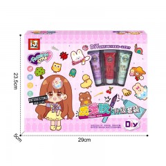 咕卡奶油胶套装儿童DIY饰品手工材料贴纸4-6岁 DIY咕卡套装（202pcs）