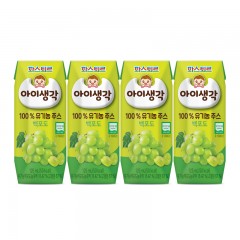 帕滋乐宝宝心意果汁125ml*4/板   苹果梨味 /梨桔梗味  /苹果胡萝卜味 /白葡萄味  下单请备注口味