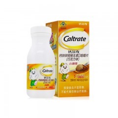 钙尔奇钙铁锌铜维生素D咀嚼片（巧克力味）80片/瓶