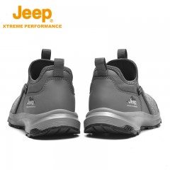 Jeep吉普春秋新品徒步鞋男士户外休闲登山鞋 P2310912624 黑色 /灰色 尺码39-44 下单请备注颜色尺码