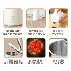 美的（Midea） 电水壶MK-SH15X301 1.5L 白色6939962796512