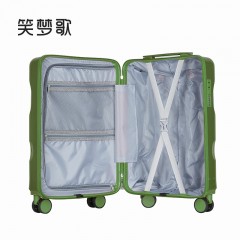 笑梦歌月球坑青春行李箱 MG2001 20寸 草绿色/中国红/柠檬黄/暗夜黑可选 下单备注颜色