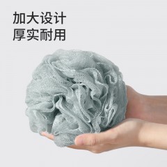 美丽雅沐浴球浴花洗澡搓澡神器男士女儿童浴巾淋浴起泡球 2只装  6923074072893  颜色随机发  偏远另加运费