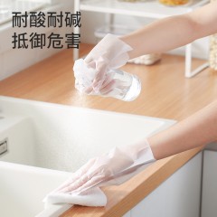 美丽雅 一次性手套加厚洗碗家用120只86678