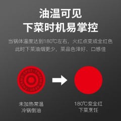苏泊尔（SUPOR）炒锅不粘锅火红点炒菜锅 32厘米PC32W8（有副把手） 6950885574452