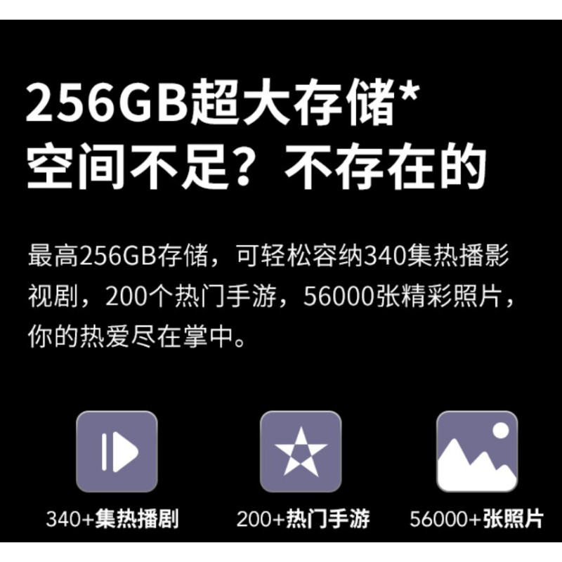 S-乐视手机 Letx X3Pro 6GB+256GB6.5英寸大屏老年老人机学生游戏手机全网通备用机 幻夜黑 包邮