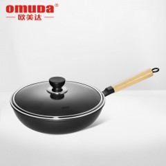 欧美达 伯爵系列-重力铸造不粘炒锅30cm BJC30-B 6926292570554