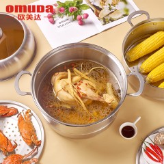 欧美达 洛克系列-多功能蒸锅F款 30cm  LKT30-F 6941334152468