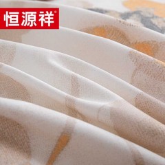 恒源祥 南汐100支纯净暖绒纯净暖绒四件套TBK3016 220*240cm 6941204363222