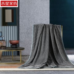 水星家纺 杜松毛毯(抗菌) 180cm×200cm 加厚双层 法兰绒毯118296 2850g 6941335027901