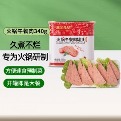 高金食品 火锅午餐肉 340g（红版）*3听 6916892011342