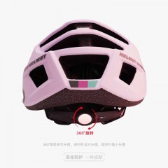 DEVIATE 一体成型自行车头盔哑光破风头盔 008哑光 哑光白/哑光粉/哑光水泥灰可选下单备注颜色