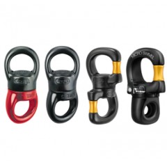 攀索Petzl 攀岩旋转万向轮P58 S旋转环360°旋转连接器 P58 L*2