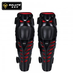 速莱特SULAITE 摩托车防摔护具户外骑行护膝 GT-313-2  三节优质款黑/黑红 可选下单备注颜色