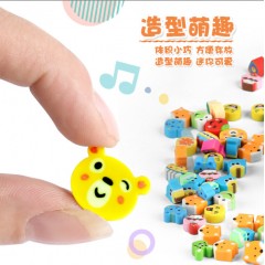 双叶 水果橡皮擦50块卡通迷你小食玩文具 8116*2瓶