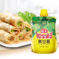 海天 黄豆酱3件套（黄豆酱300gX3袋）+拌饭酱20gX1袋6902265302315