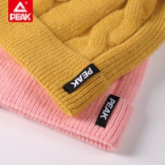 匹克（PEAK）儿童针织帽YH73408 均码 粉色/藏青/黄色 可选下单备注颜色
