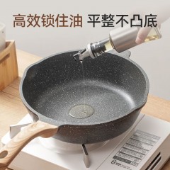 意可味ecowin 乐味麦饭石不粘炒锅28CM MFSCG28CM 6973458570101