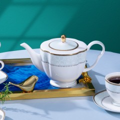 朵彩Docare曼妙时光骨质瓷9头咖啡具DC-K9002J  6953300022224