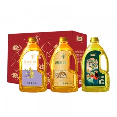 尚羡溢&艾莉诗琳 福泰安康组合油（尚羡溢稻米油家庭装1800ml+尚羡溢亚麻籽油家庭装1800ml+艾莉诗琳特级初榨橄榄油1800ml）
