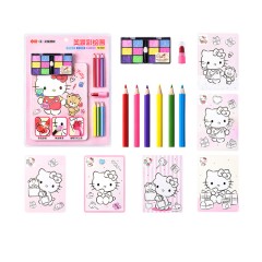 一正 三丽鸥家族形象美妆彩绘画玩具 YZ8560HELLO KITTY/YZ8561美乐蒂/YZ8562大耳狗/YZ8563库洛米 可选下单备注类型