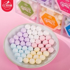 红谷林香体糖四色混合口味（茉莉青提薄荷味/玫瑰荔枝薄荷味/青提薄荷味/留兰香薄荷味）95g*2盒