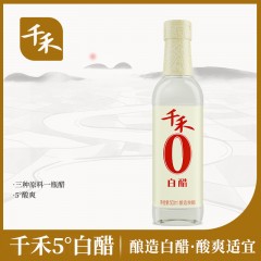 千禾 零添加380天本酿酱油500ml+5°白醋500ml 6928312916007