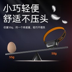 神火 户外露营COB强光迷你头灯 HL05-D(2w+500mAh)双光源--无感应