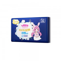 七度空间纯棉卫生巾日用夜用护垫组合10包62片组合 6QSC6105+2QSC6205+QSC6804+QDBN618  ZTAAC05701 6903244370943
