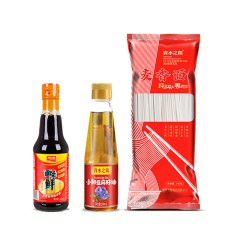 资水之阳 加加面面俱到礼盒（特级面条鲜245ml+麦香面500g+小阳亚麻籽油200ml）6971892500890