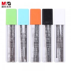 晨光(M&G)文具2B黑色考试涂卡铅笔芯 学生考试专用自动铅笔芯 电脑涂卡铅芯6根/盒*20盒 颜色随机 ASL36201  6947503757687