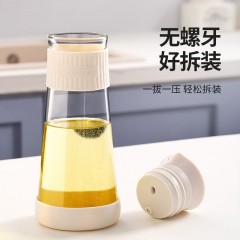 西屋（Westinghouse）美国西屋玻璃油壶厨房家用防漏油瓶自动开合酱油醋调料瓶专利设计 麦芒黄 WYP05A6  单个